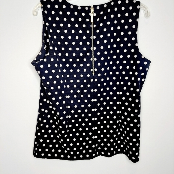 Michael KORS Large black and white polka dot Top - Picture 2 of 8